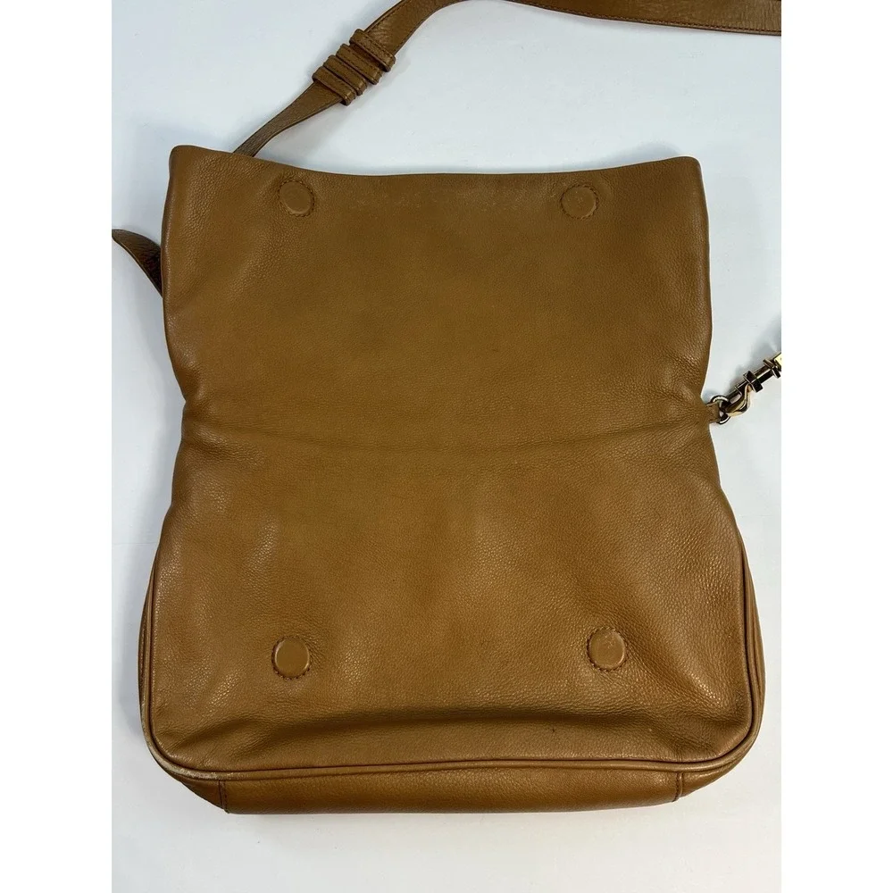 Tory Burch Handbag Amanda Fold Over Large Womens Leather Shoulder Bag Crossbody